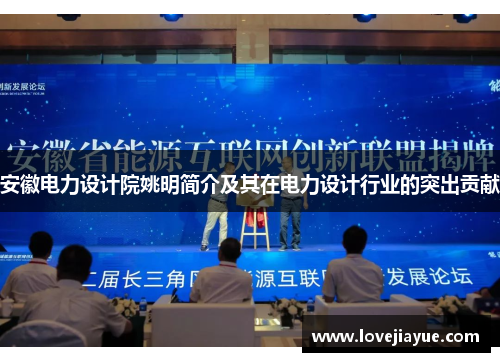 安徽电力设计院姚明简介及其在电力设计行业的突出贡献