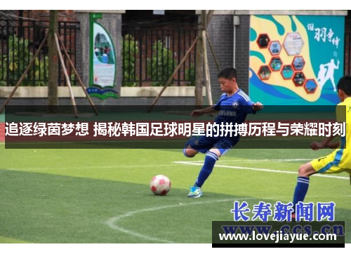 追逐绿茵梦想 揭秘韩国足球明星的拼搏历程与荣耀时刻